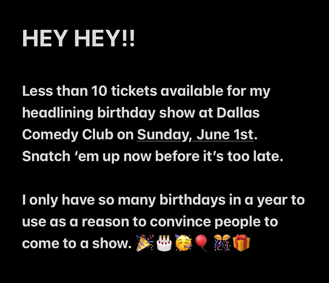 Birthday Show