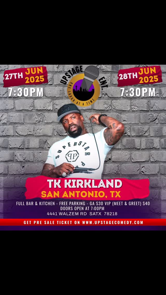 TK Kirkland at Upstage Ent.