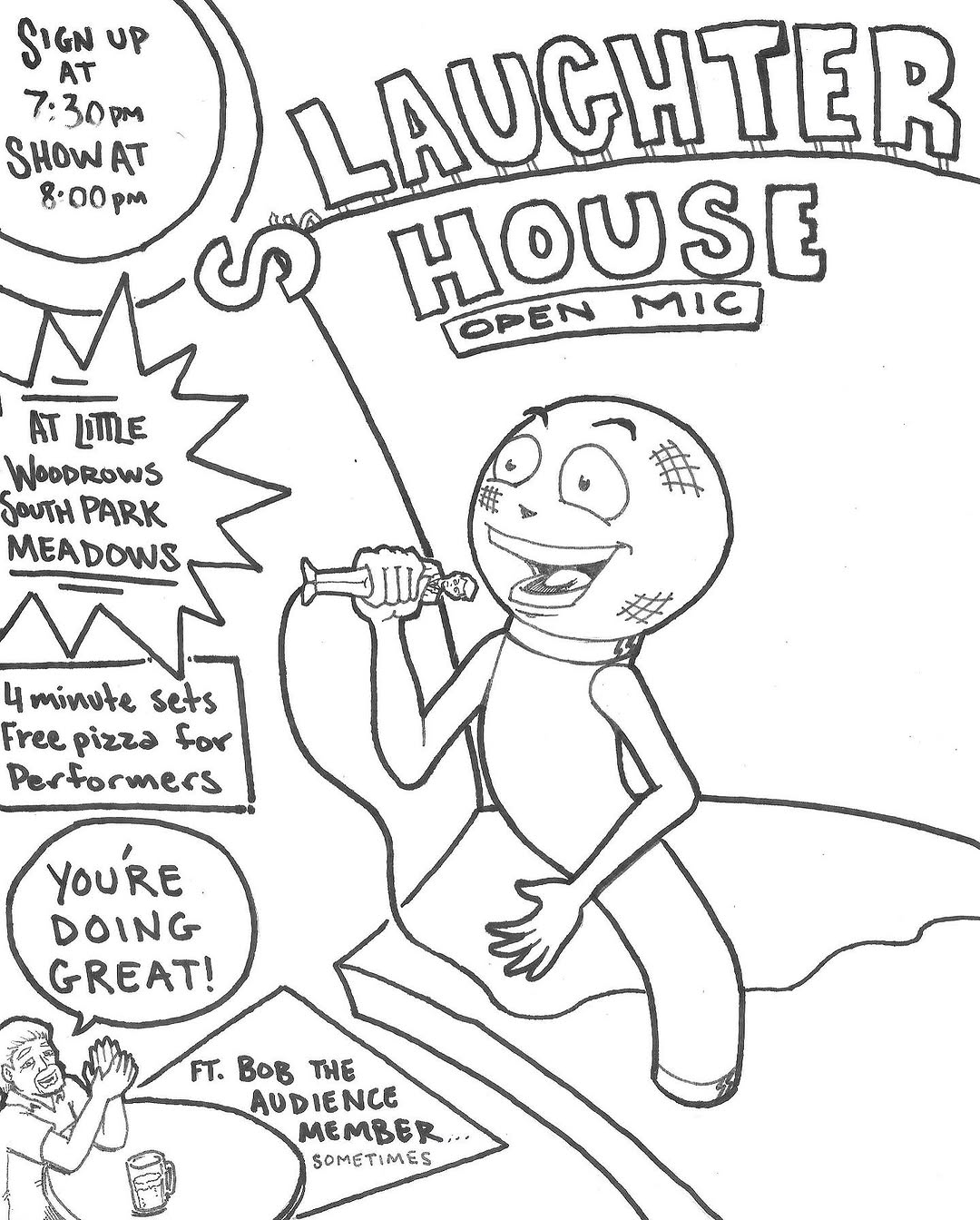 LAUGHTER HOUSE OPEN MIC