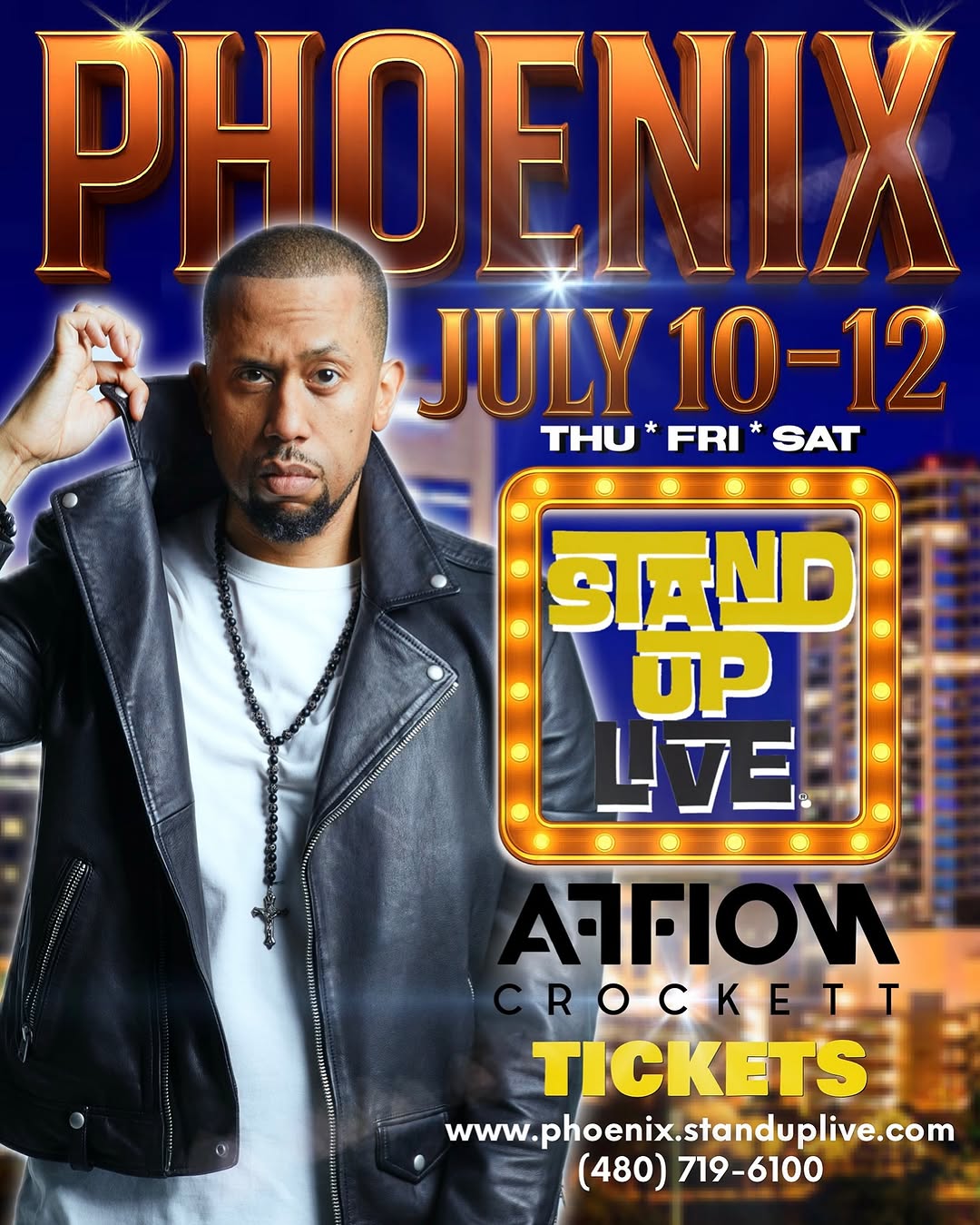 A.J. Flow Crockett at Stand Up Live Phoenix