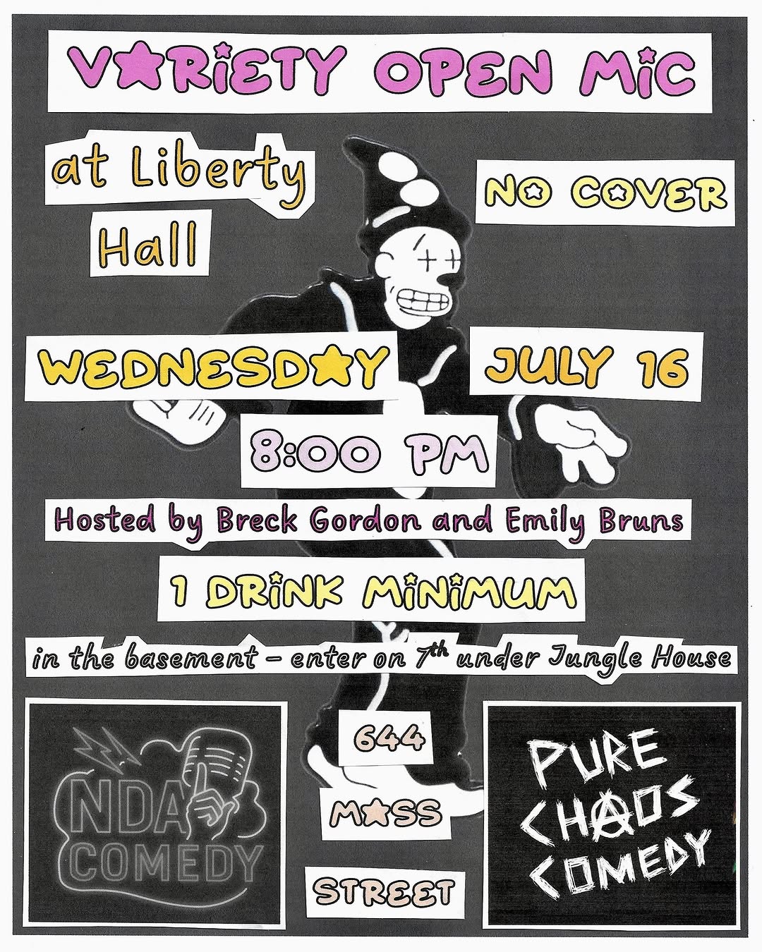 VARIETY OPEN MIC