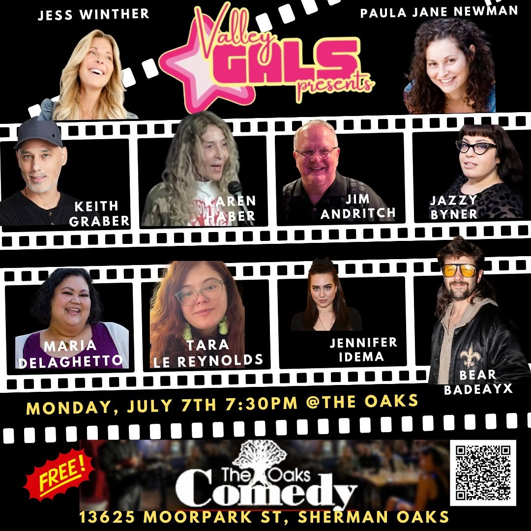 Valley Gals presents Comedy @ The Oaks
