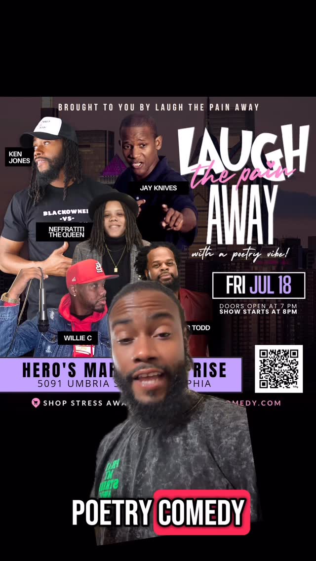 LAUGH the pain AWAY with a poetry vibe!
