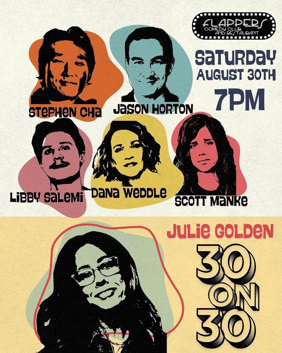 Flappers Comedy Club Presents: 30 on 30