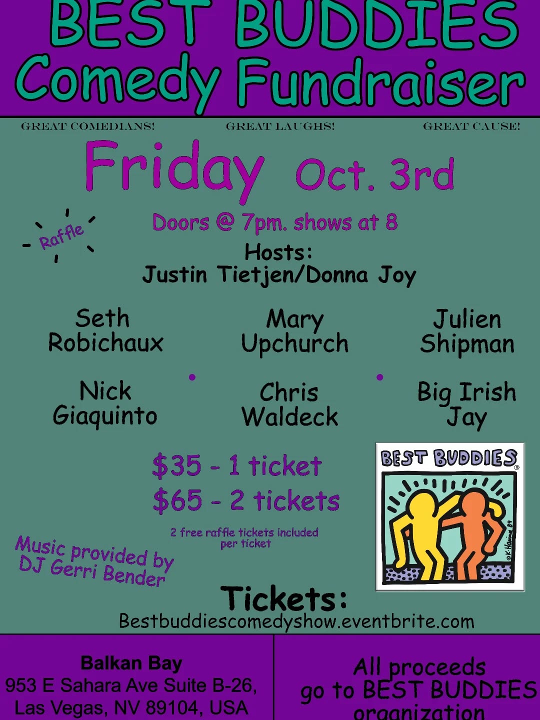 BEST BUDDIES Comedy Fundraiser