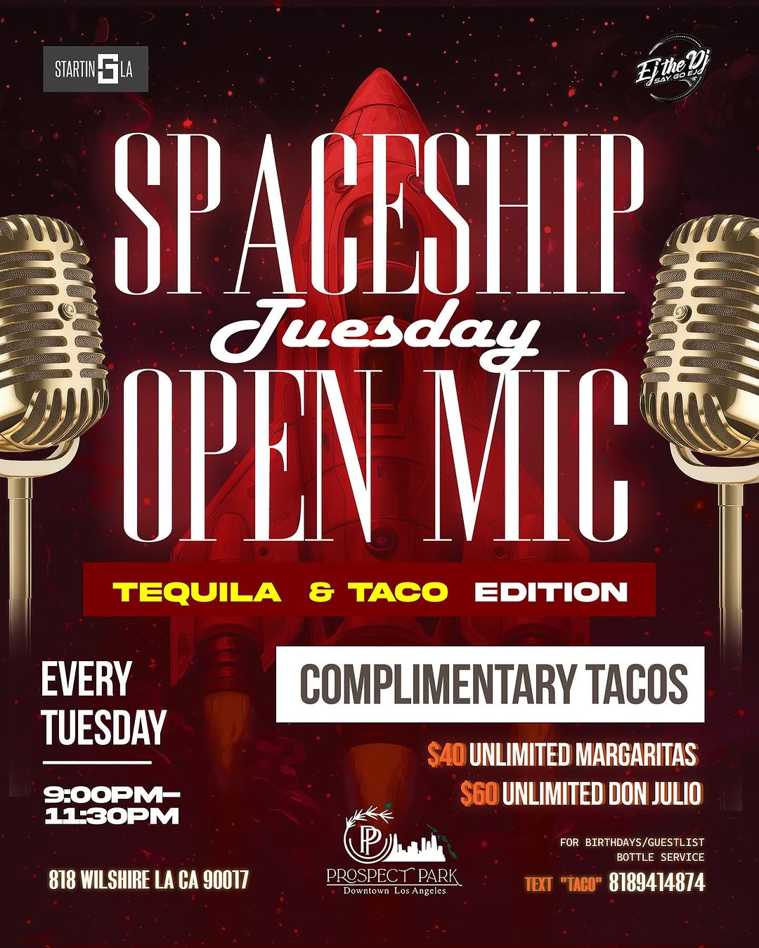 Spaceship Tuesday Open Mic
